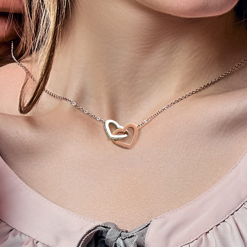 GLAVICY To Our Granddaughter Necklace, Granddaughter Necklace From Grandparents, Granddaughter Gifts From Grandma And Grandpa, Graduation Gift, Surprise Christmas, Happy Birthday Message Card #6