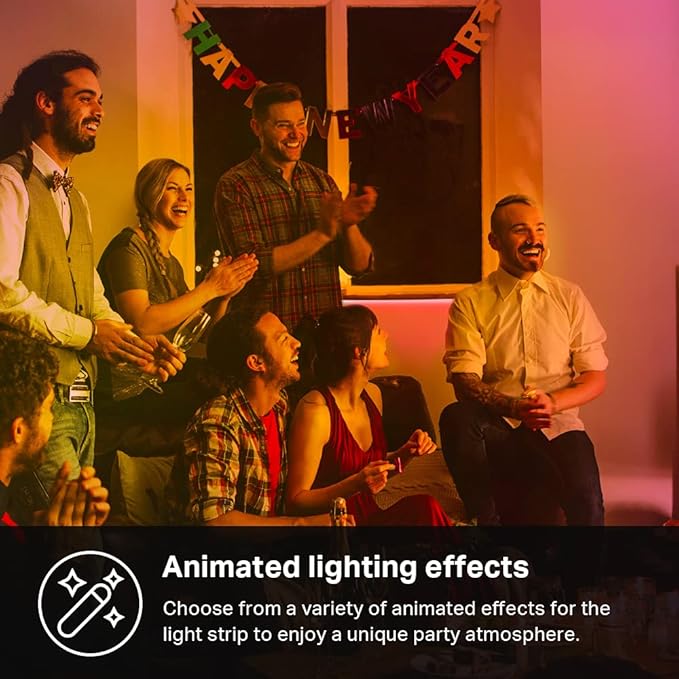 Kasa Smart LED Light Strip, 16.4ft WiFi LED Strip Works with Alexa, Google Home, SmartThings, High Brightness with 16 Million Colors, RGB, Grouping, Adjustable Length, Up to 25,000 Hours (KL400L5)
