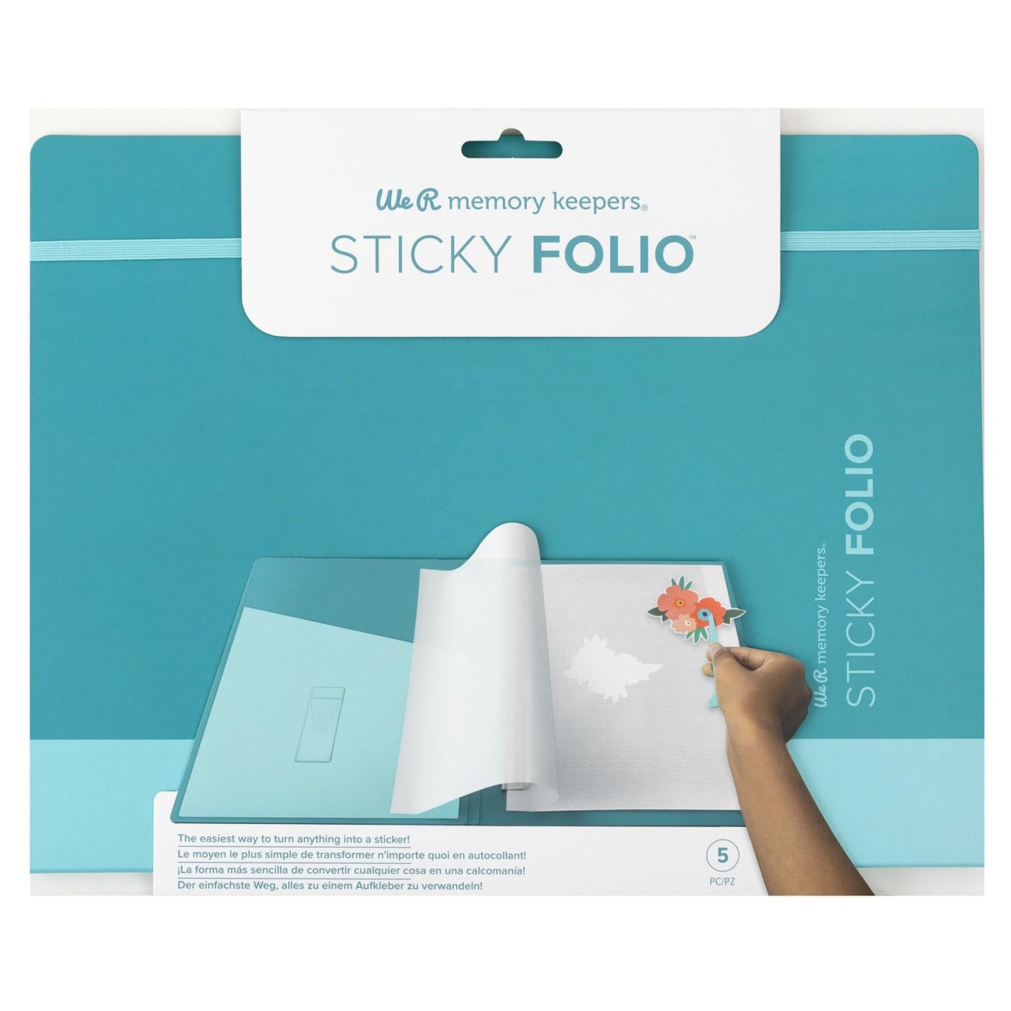 We R Memory Keepers Sticky Foilio Mint, Make Anything A Sticker, Scrapbooking, Journaling, Printmaking, Paper, Crafting Card Making, DIY Sticker Making, Stamping