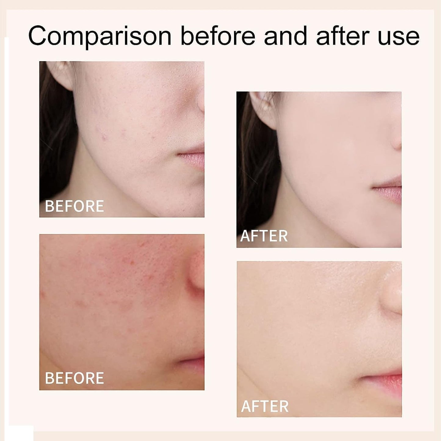 NOISSUE Cc Cream Skin Tone Adjusting CC Cream SPF 50, Face Sunscreen and Foundation, Colour Correcting Self Adjusting Soft Moisturizing Skin Tone Gel Invisible Pore Light Oil-Free (2pcs-Ivory)