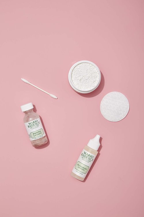 Mario Badescu Acne Control Face Kit with Facial Cleanser, Toner, Mask, Drying Lotion & Cream | Skin Care Set Ideal for Combination, Troubled or Oily Complexion
