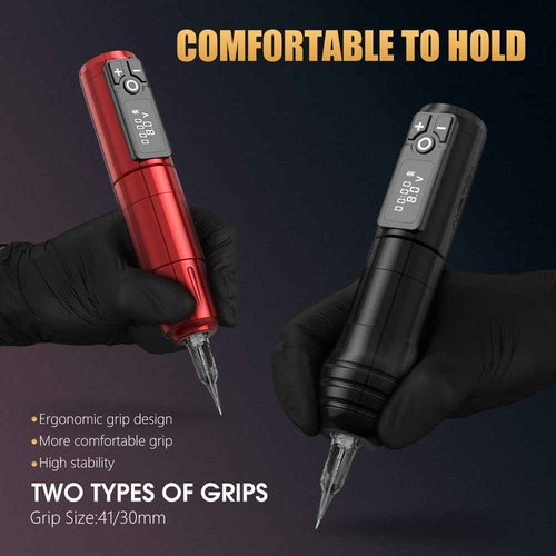 Kiss of Dragon Rotary Tattoo Gun - Cordless Tattoo Machine Cartridge Pen 2400mAh Battery