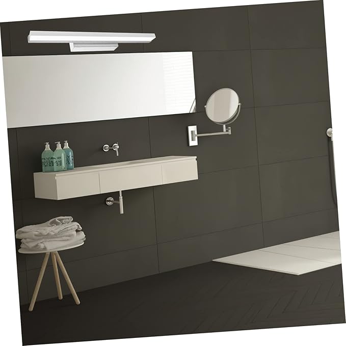 jojofuny Led Mirror Light Fixture 9w Waterproof Anti-Fog Bathroom Vanity Modern Wall Light Pure White