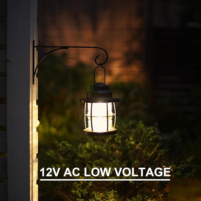 GOODSMANN Landscape Lighting Low Voltage Outdoor Wall Lights 4PK Outdoor Wall Sconce 1.1W LED 32 Lumen with Cable Connectors 2900K Warm White for Patio Front Door Entryway