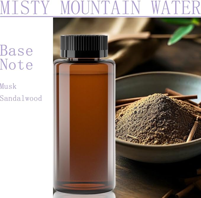 Fragrance Scent Diffuser Genuine Oil - DIFFMELY, Original Bottle for Waterless Diffuser, 7 Fl Oz 207ml, Less Than 0.66 Cost per Day, Fragrance Oil, Type Misty Mountain Water