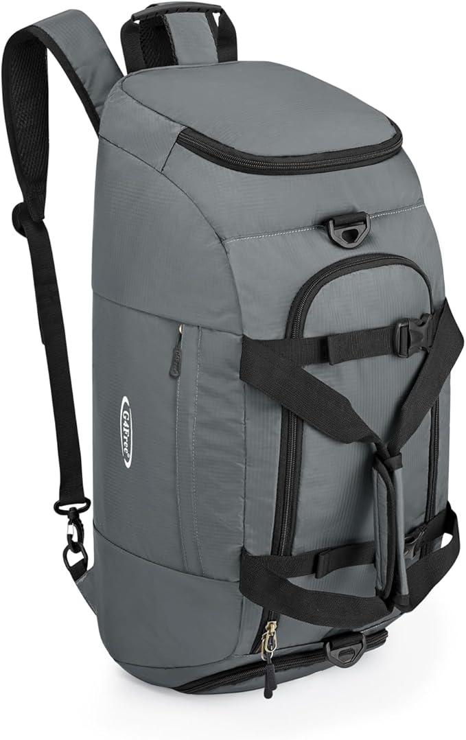 G4Free 40L 3-Way Duffle Bag Backpack Gym Bag for Men Women Sports Duffel Bag with Shoe Compartment Travel Backpack Luggage