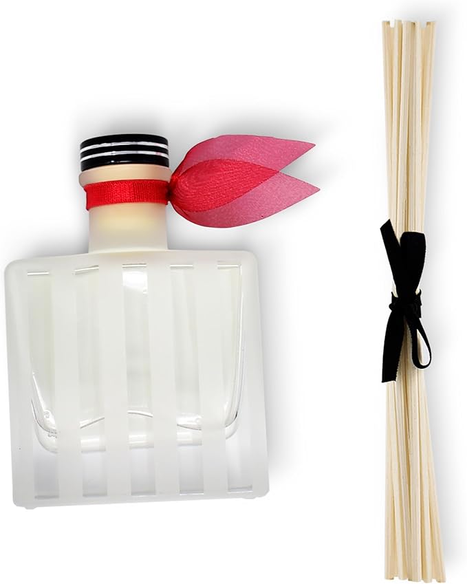 LOVSPA Reed Diffuser Set, Holiday Scented Oil Diffuser with Sticks, Home Fragrance Accessories for Bathroom Shelf Decor, Aroma Diffusers for Home or Office Desk, USA Made