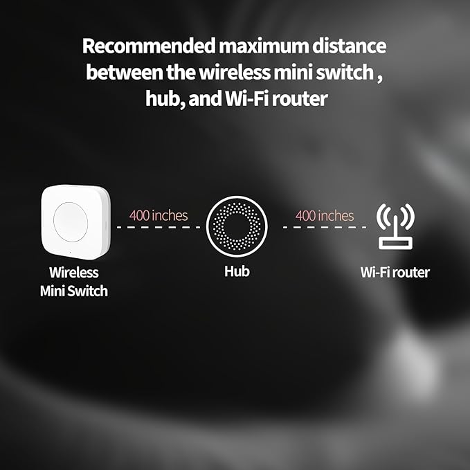Aqara Zigbee Wireless Mini Switch,Compatible with Apple HomeKit,Google Home,Alexa,Requires Aqara Hub,Versatile 3-Way Control Button for Smart Home Devices,Works with IFTTT