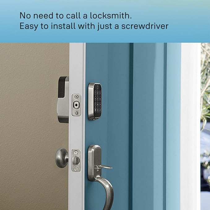 Yale Assure Lock 2 Deadbolt, Lifetime Brass Key-Free Smart Lock with Bluetooth Connected Touchscreen Keypad for Code Entry (No Wi-Fi), YRD450-BLE-P05
