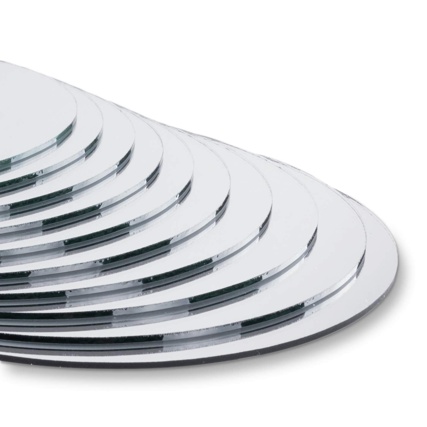 Super Z Outlet Round Mirror Wedding Table Centerpieces, 10 Pieces, 8" Inches"