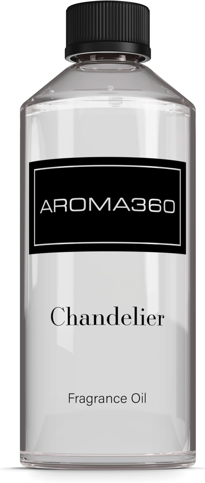 Aroma360 - Chandelier Fragrance Oil Blend | Hotel Inspired for Luxury Essential Oil Diffusers | Aromatherapy Scent Diffuser Oil | Bergamot, Woodsy Sandalwood, and Flirtatious Saffron - 500ML