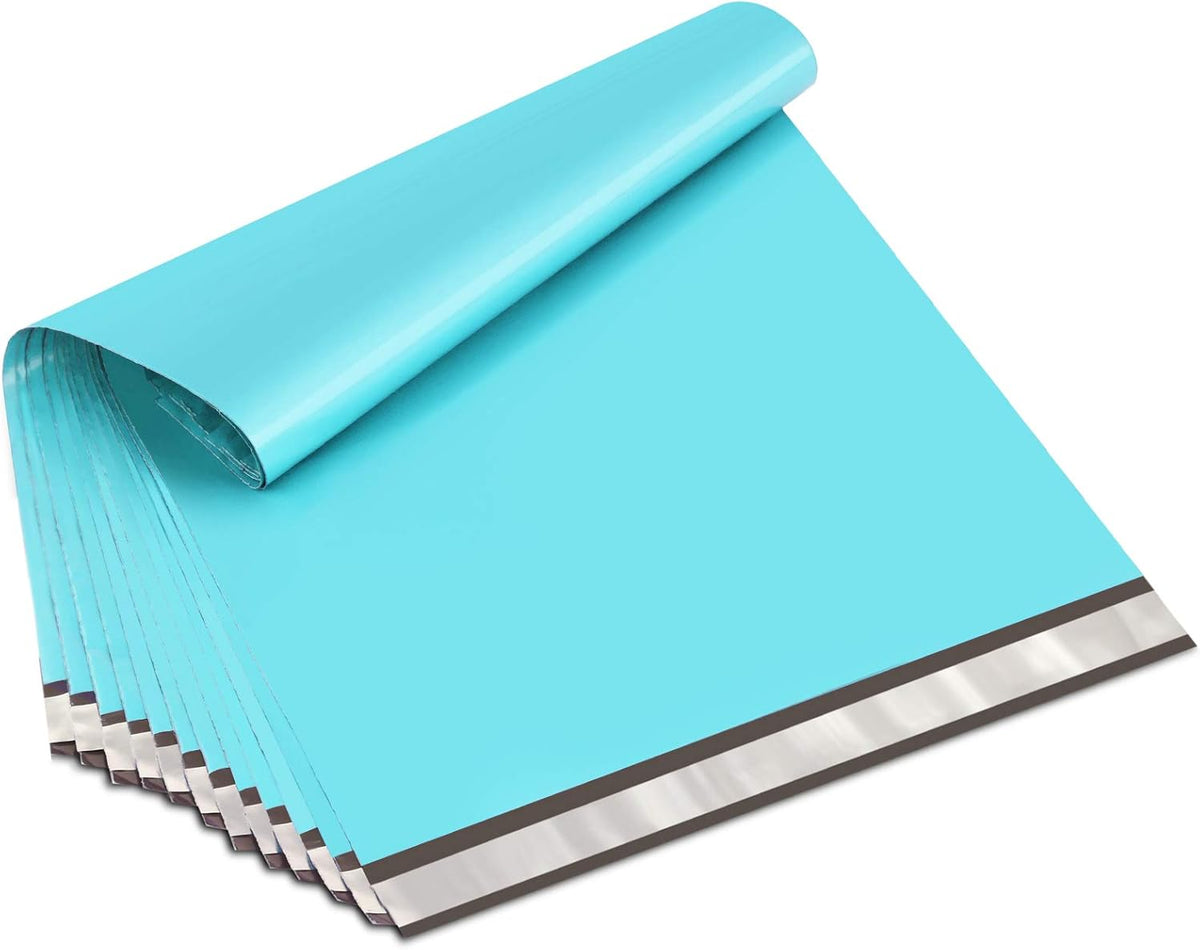 UCGOU Poly Mailers 24x24 Inch Teal 100 Pack Extra Large Shipping Bags Strong Thick Mailing Envelopes Self Seal Adhesive Waterproof and Tear Proof Boutique Postal for Clothing Quilt and More