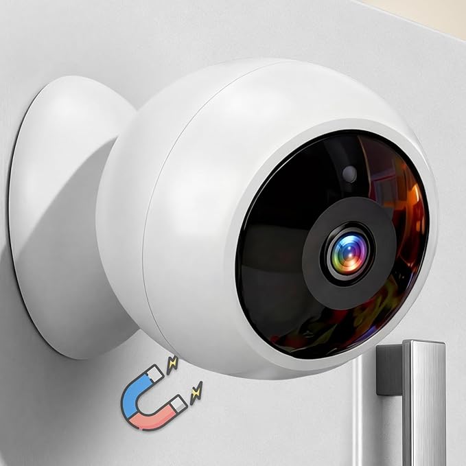 AMTIFO Security Cameras Wireless Outdoor Magnetic: Install-Free Smart Indoor 2K WiFi - Long Battery Life Powered Wireless Cameras for Home Security with AI Motion Detection
