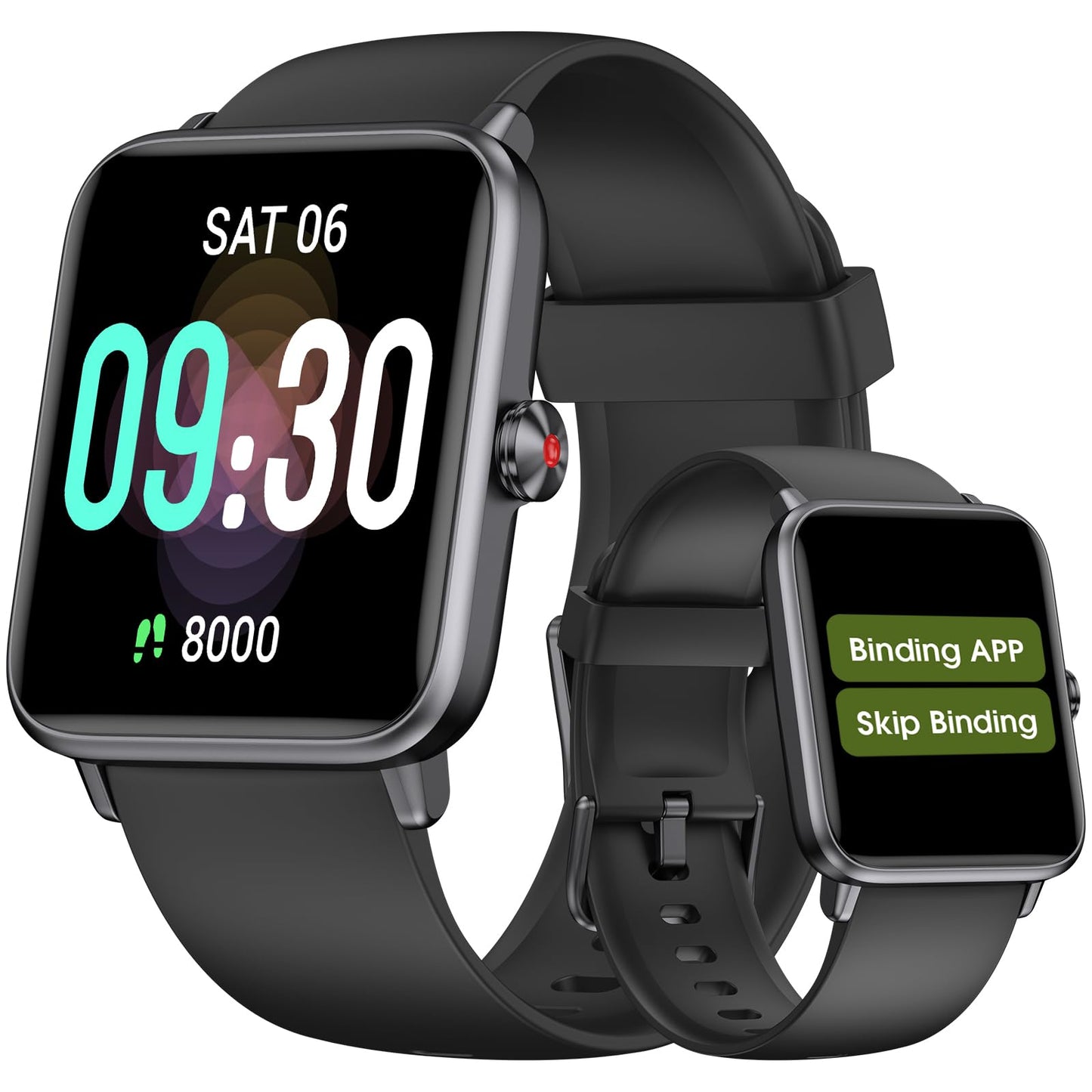 Pedometer Watch Senior Friendly No App/Phone Required, Waterproof Fitness Tracker Watch with Step Counter Calories/Sleep Tracker for Walking Running for Men Women