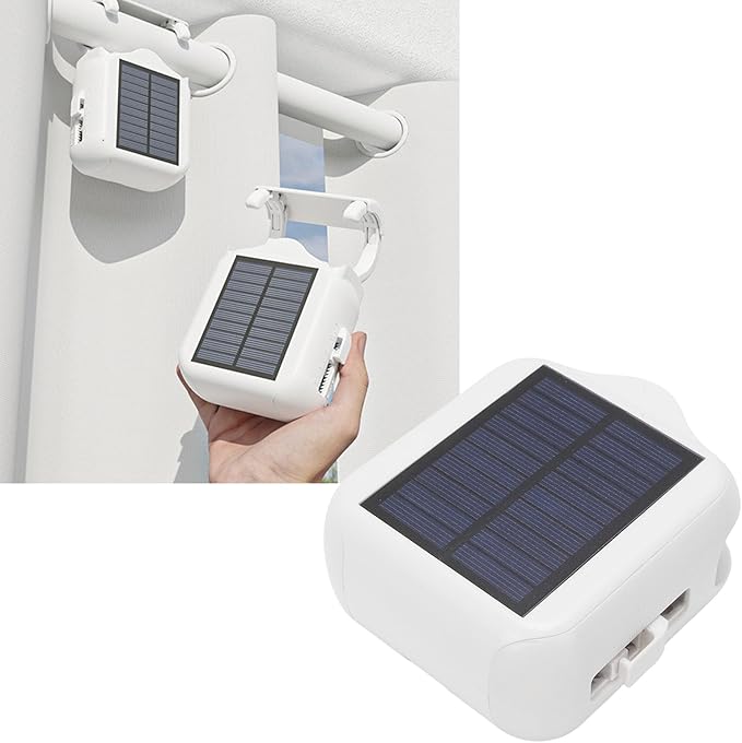 Bewinner Bewinner Automatic Curtain Opener Solar Powered, Smart Curtain Motor with APP & Remote Control, Compatible with Roman Rod U I Track, Voice Control for Home, Timed Auto Curtains Closer