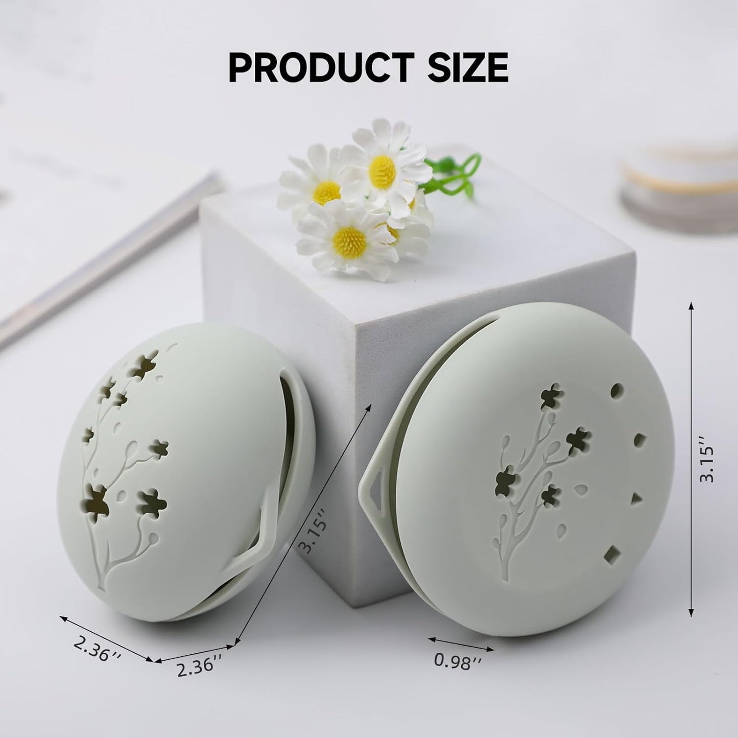 2 Pcs Makeup Sponge Holder,Beauty Blender Case, Powder Puff case, Beauty Blender Holder for Travel(Pink)