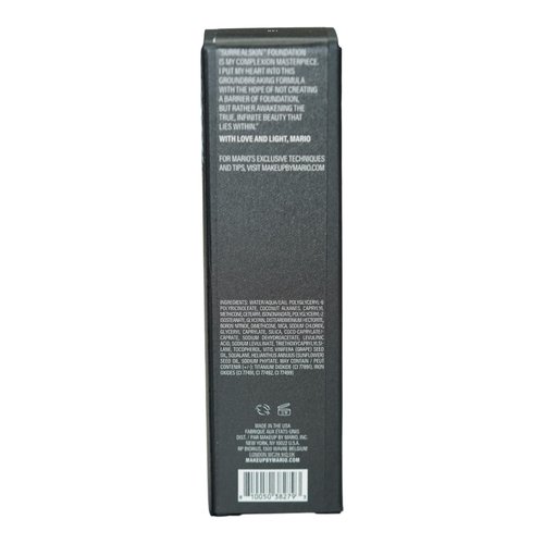 MAKEUP BY MARIO SurrealSkin Liquid Foundation, Liquid Formula, Vegan, Long-wearing coverage, Hydrating, Natural Finish, Size 30 mL (14O - medium with warm undertone and olive undertone)