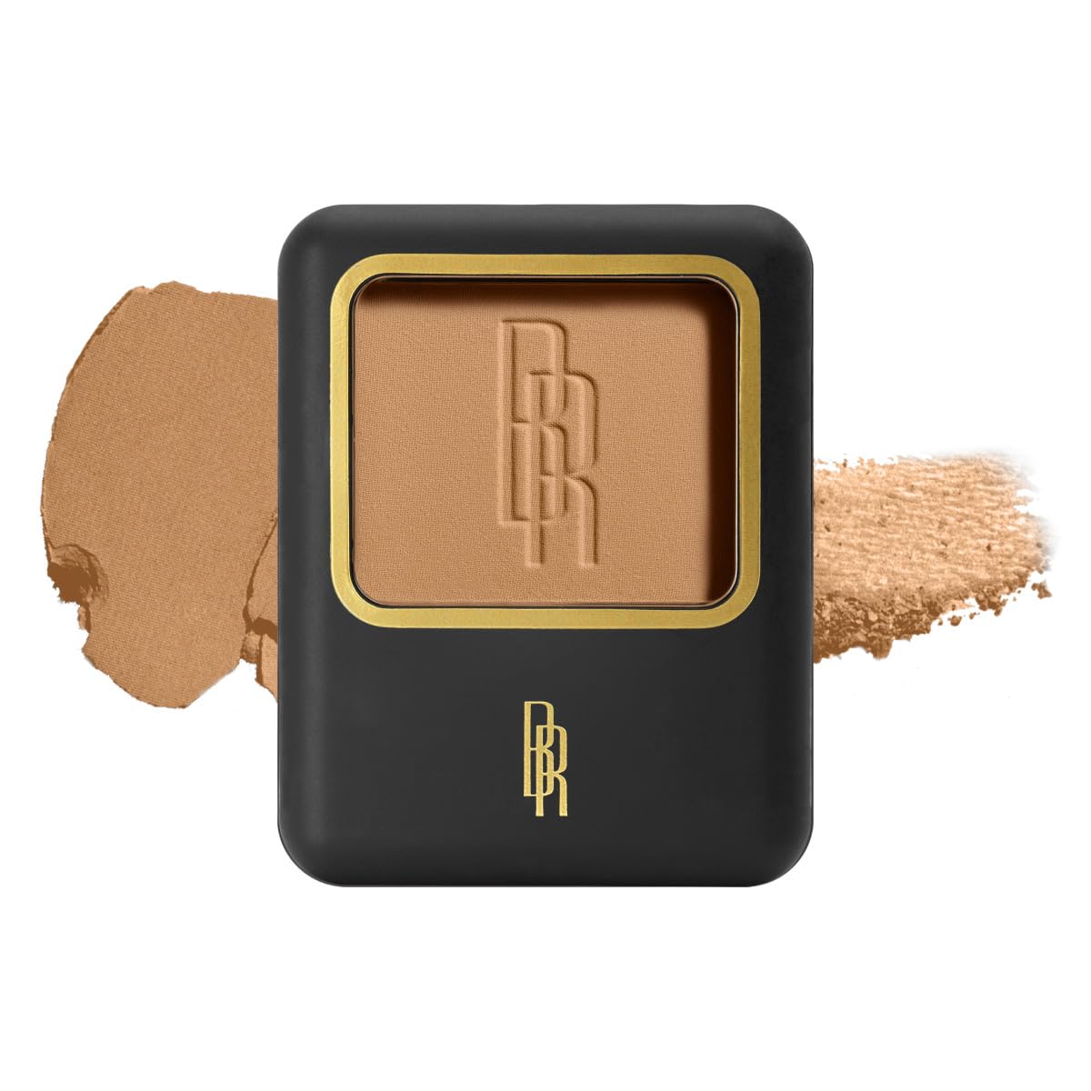 Black Radiance Pressed Powder, Buildable & Blendable Matte Finish Shine Control Compact with Mirror & Applicator, Cruelty-Free & Vegan - CrÃ¨me Fresh