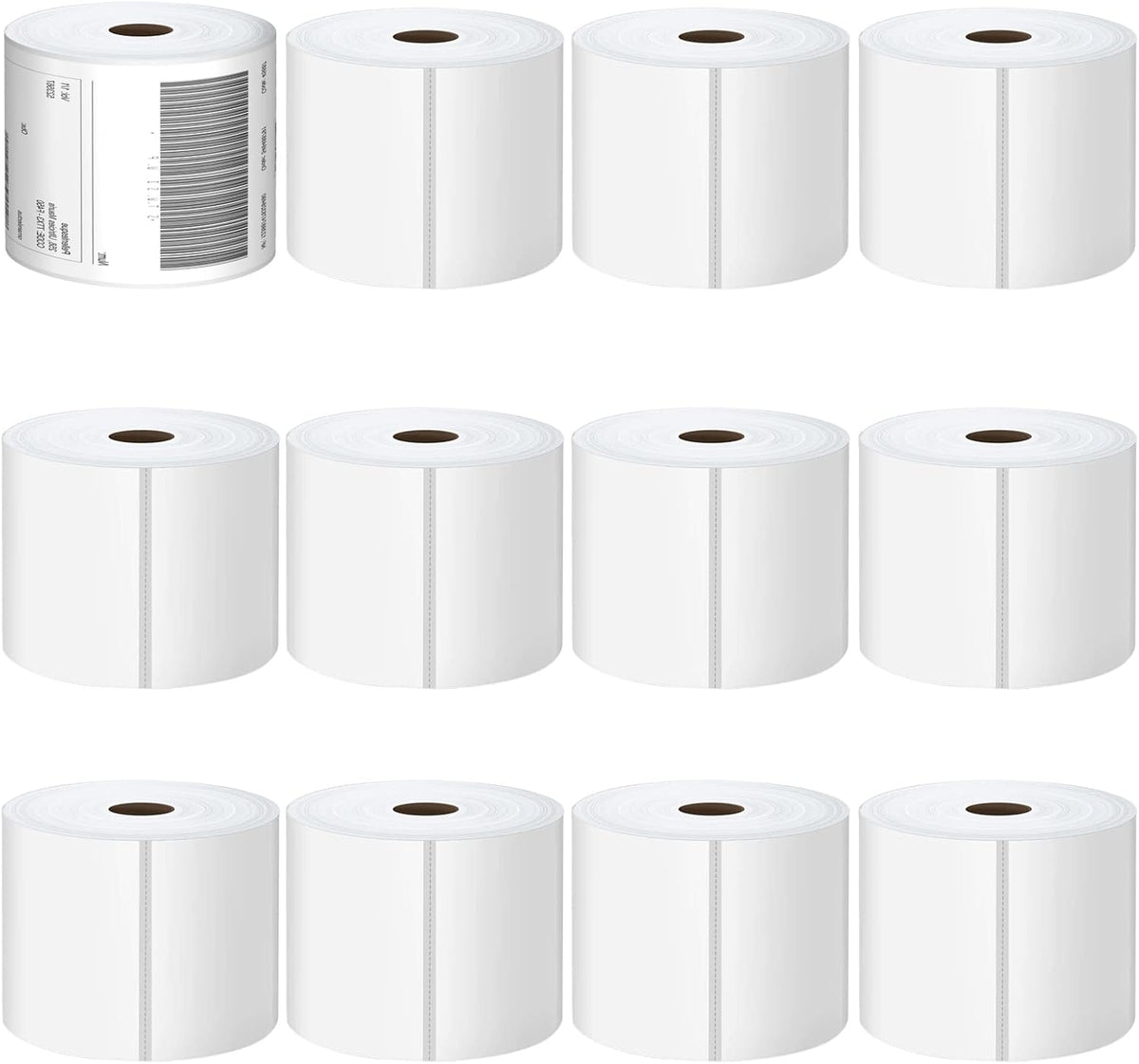All Purpose Direct Thermal Perforated Postage Shipping Labels - 4x6 Roll, 5400 Labels for Rollo, Zebra, MUNBYN and Polono Thermal Printers (NOT for DYMO)