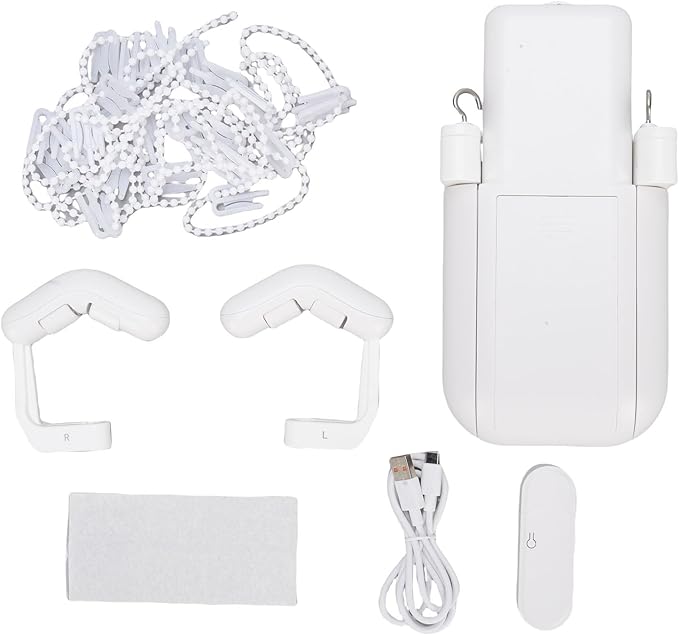 Automatic Curtain Opener, Smart Curtains with Remote, WiFi & Bluetooth Control, Silent Motor, Compatible with Assistant, Shortcuts, T Track, U Rail, Roman Rod