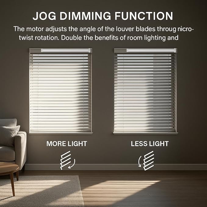 Motorized Roller Shade Motor Kit, 4800mAh Rechargeable Electric Blind Motor, Remote Control Retrofit, High Torque Tubular Drive for Window Shades (6.0 N.m for Φ40mm (1.57") Round Tube)