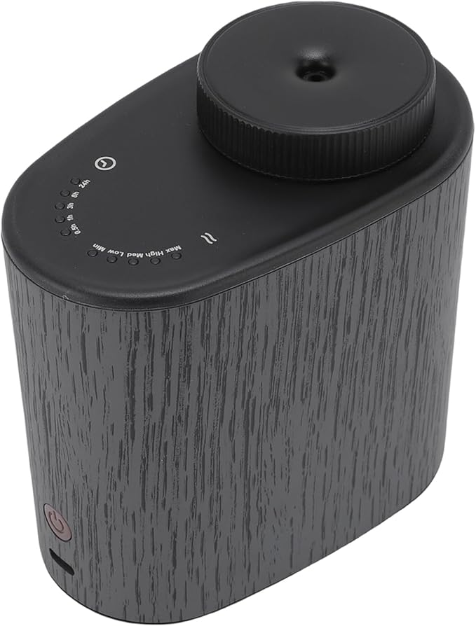 Fabater Essential Oil Diffuser, Waterless 60ML Smart Aromatherapy Diffuser, Smart Scent Air Machine with APP Control for Bedroom, Living Room, Car, Office (Black)