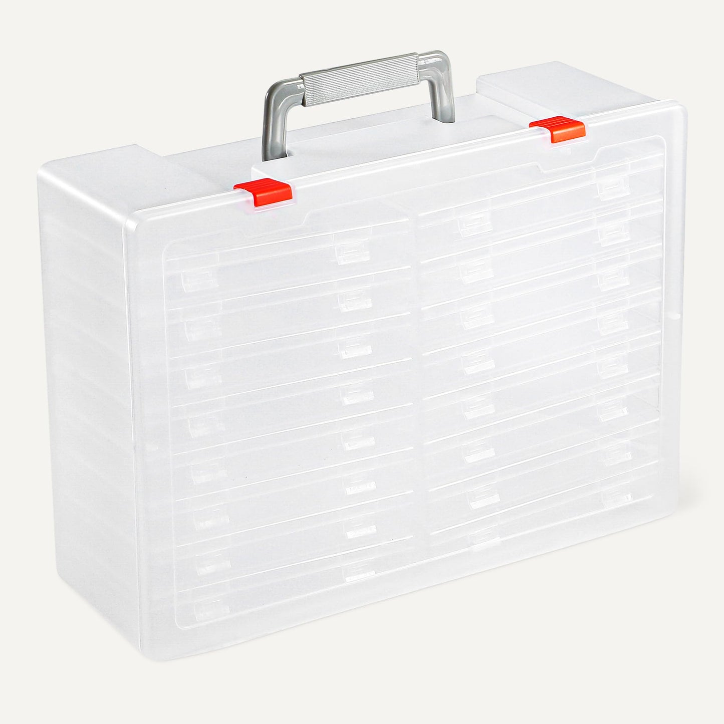Amazon Basics 4" x 6"" Photo Storage Case and Craft Organizer with 16 Inner Cases"