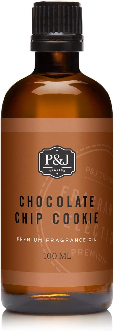 P&J Trading - Chocolate Chip Cookie Scented Oil 100ml - Fragrance Oil for Candle Making, Soap Making, Diffuser Oil