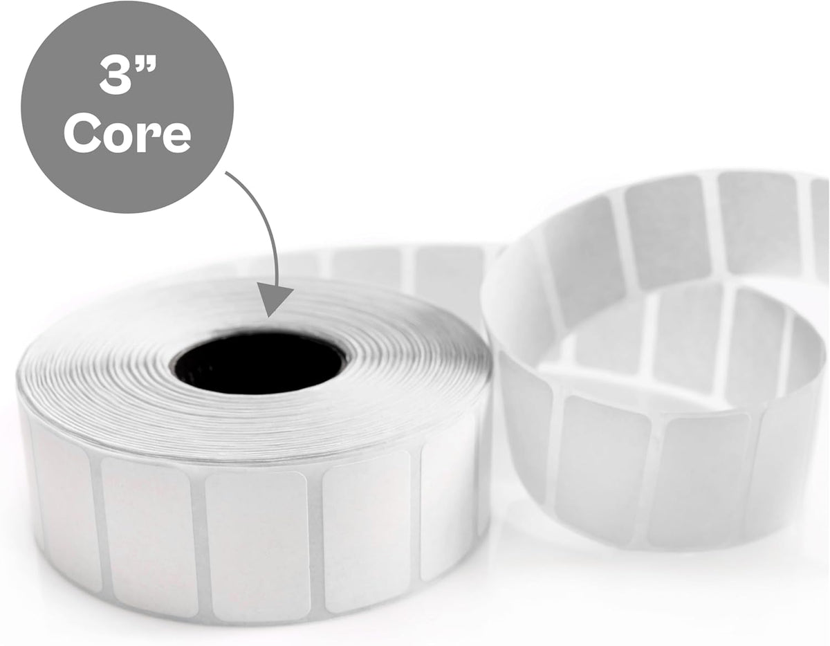 PSBM Thermal Transfer Labels, 4x2 Inch, 4 Rolls, 2875 Labels/Roll, 3 Inch Core, Perforated, Must Have Thermal Ribbon (Not Included)