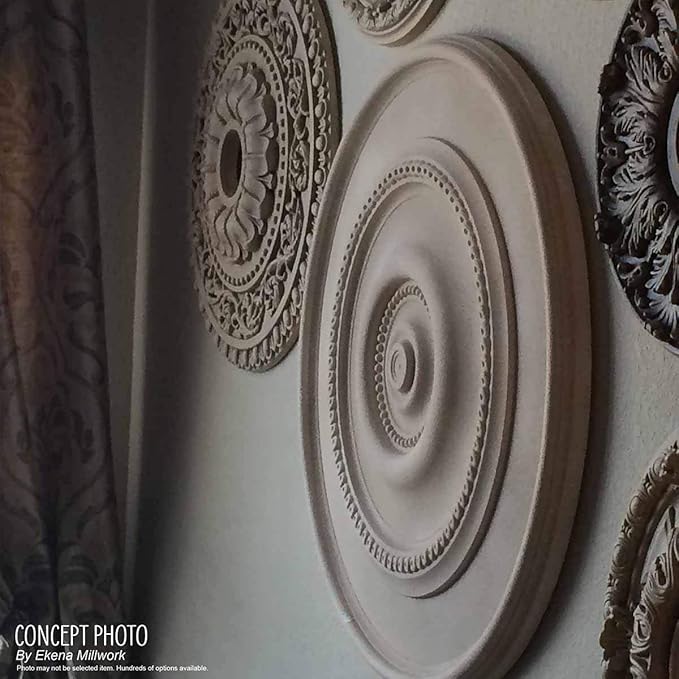 Ekena Millwork Bradford Ceiling Medallion, Silver