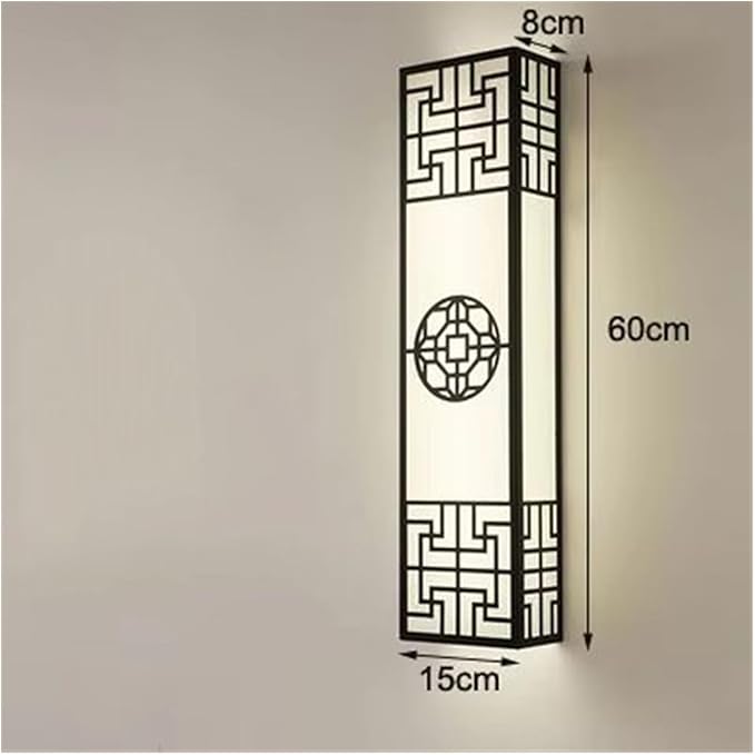 Chinese Style Bedroom Wall Lamp Strip Shaped Zen Background Wall Bedside Lamp Living Room,Wall Lamp