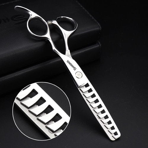 Barber hair scissors, Axemoore professional haircut Cutting Scissors/Shears set- 6", made of Japanese stainless steel, especially (6in- 3pc-A)