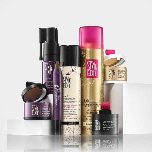 Style Edit Light Blonde Full Size, Travel Size Concealer, and Touch Up Powder