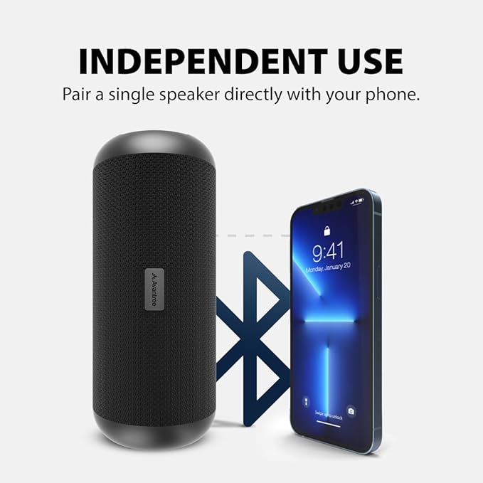 Avantree Harmony 2 – Multi-Room Wireless Speaker System with Bluetooth & Wired Inputs, Easy Setup, Expandable, 30ms Low-Latency Sync for Whole-Home, Meeting Rooms & Small Indoor Events