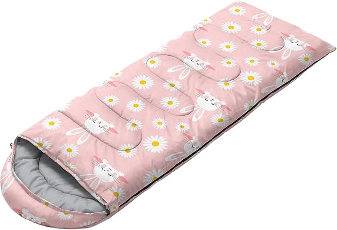 AILONEN Boys Sports Camping Sleeping Bags,Lightweight & Waterproof,3 Season Warm & Cool Weather,Black Player Basketball Sleeping Bags for Kids Adults,Travelling,Outdoors