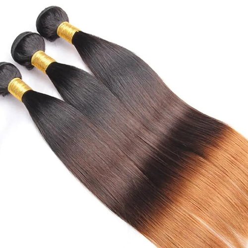 Condescension Brazilian Omber T1B/4/30 Human Hair Bundles 16 18 20 Inch Straight Hair 3 Bundles Human Hair 100% Unprocessed Remy Virgin Weave Hair for Women