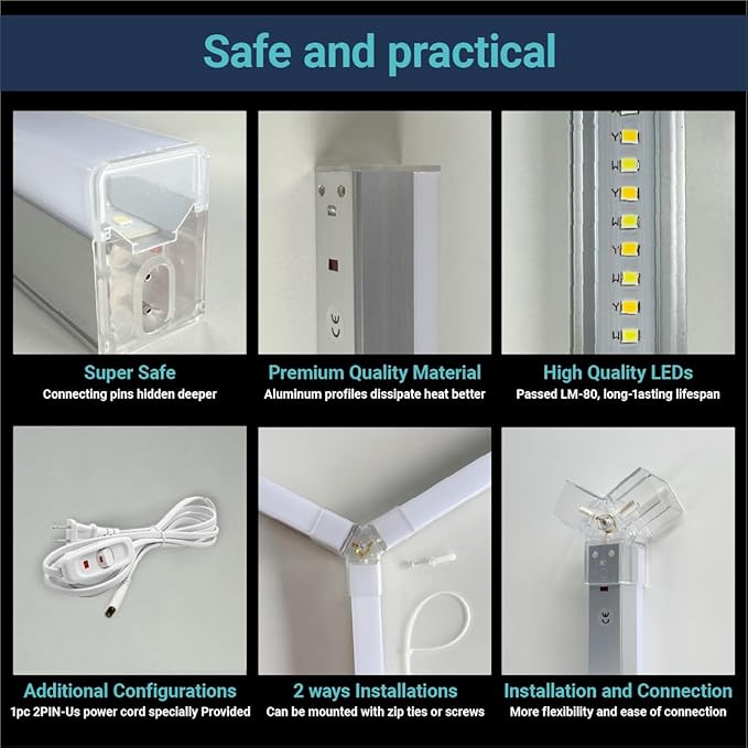 Hexagon Garage Lights Dimmable: Upgraded 3 Level Dimmable Led Hexagon Lights,57 Pack 14 Hex Ceiling Honeycomb 6500K for Garage, Gym,Basement, Warehouse, Auto Beauty Shop, Car Detailing Shop