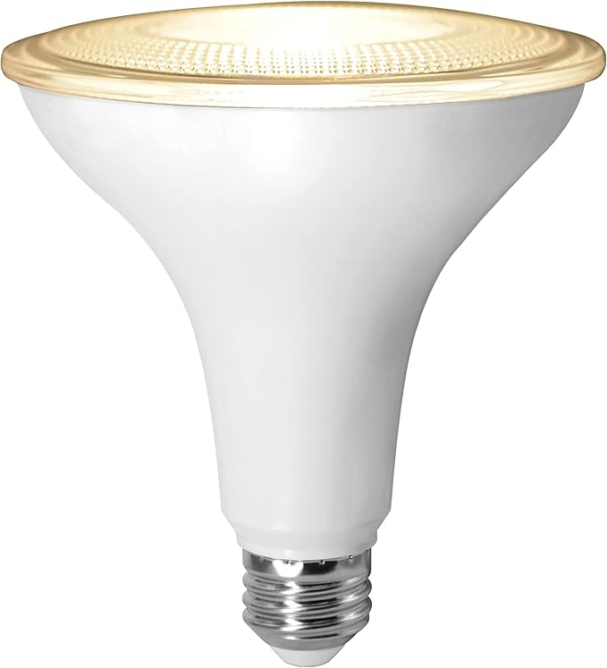 Sylvania Dusk to Dawn PAR38 LED Light Bulb with Auto On/Off Light Sensor, 120W=14W, 1250 Lumens, 3000K, Bright White - 4 Pack (41279)