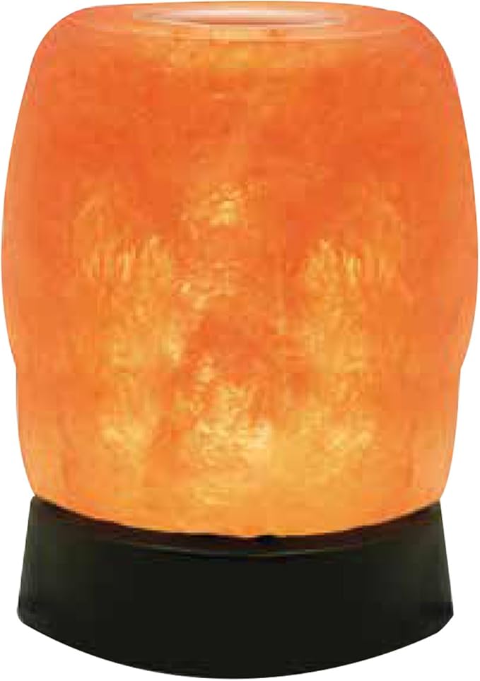 Himalayan Glow Natural Aroma Therapy USB Salt Lamp with Plastic Base,Pink Salt Night Light