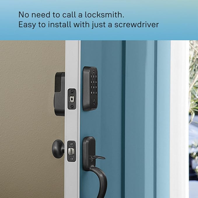 Yale Assure Lock 2 Keypad with Wi-Fi Connect, Black Suede Deadbolt for Vacation Rental Hosts, YRD410-CB1-BSP