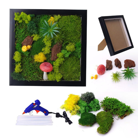 ACADOIT Moss ArtsFrame Crafts for Adults, 11" Home Office Decor Living Wall Hanging Decor"