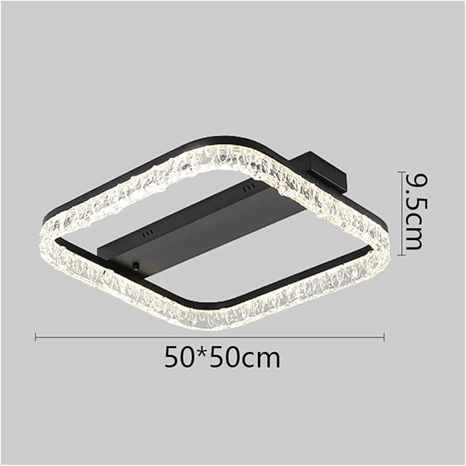 Nordic Home Decoration Salon Bedroom Decor Smart Led Lights Ceiling Light Indoor Lighting Versatile Use(Warm White,50cm)