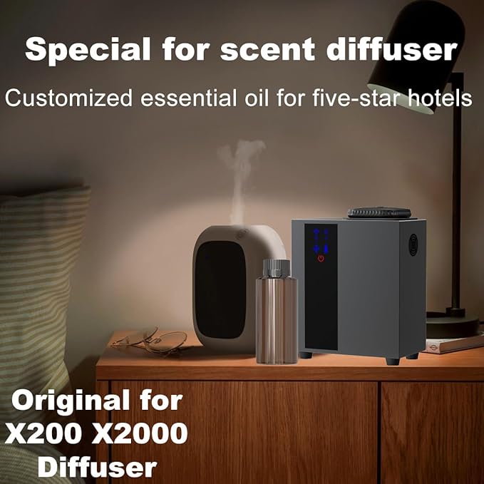 Fragrance Scent Diffuser Genuine Oil - DIFFMELY, Original Bottle for Waterless Diffuser, 7 Fl Oz 207ml, Less Than 0.66 Cost per Day, Fragrance Oil, Type Misty Mountain Water