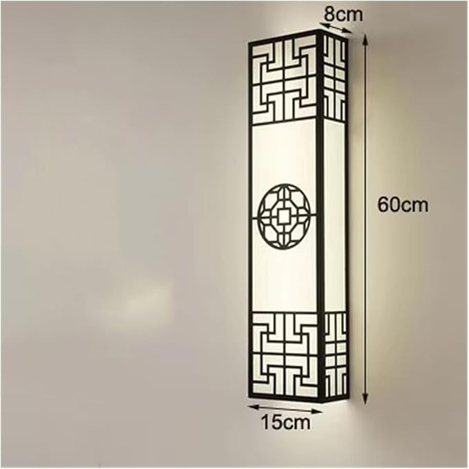 Chinese Style Bedroom Wall Lamp Strip Shaped Zen Background Wall Light Living Room Hallway Stairs Hotel Wall Sconces,Versatile wall lamp