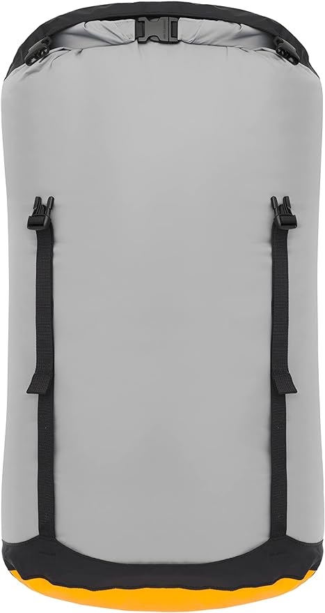 Sea to Summit eVac Compression Dry Bag, Waterproof Compression Sack, 35 Liter, High Rise Grey