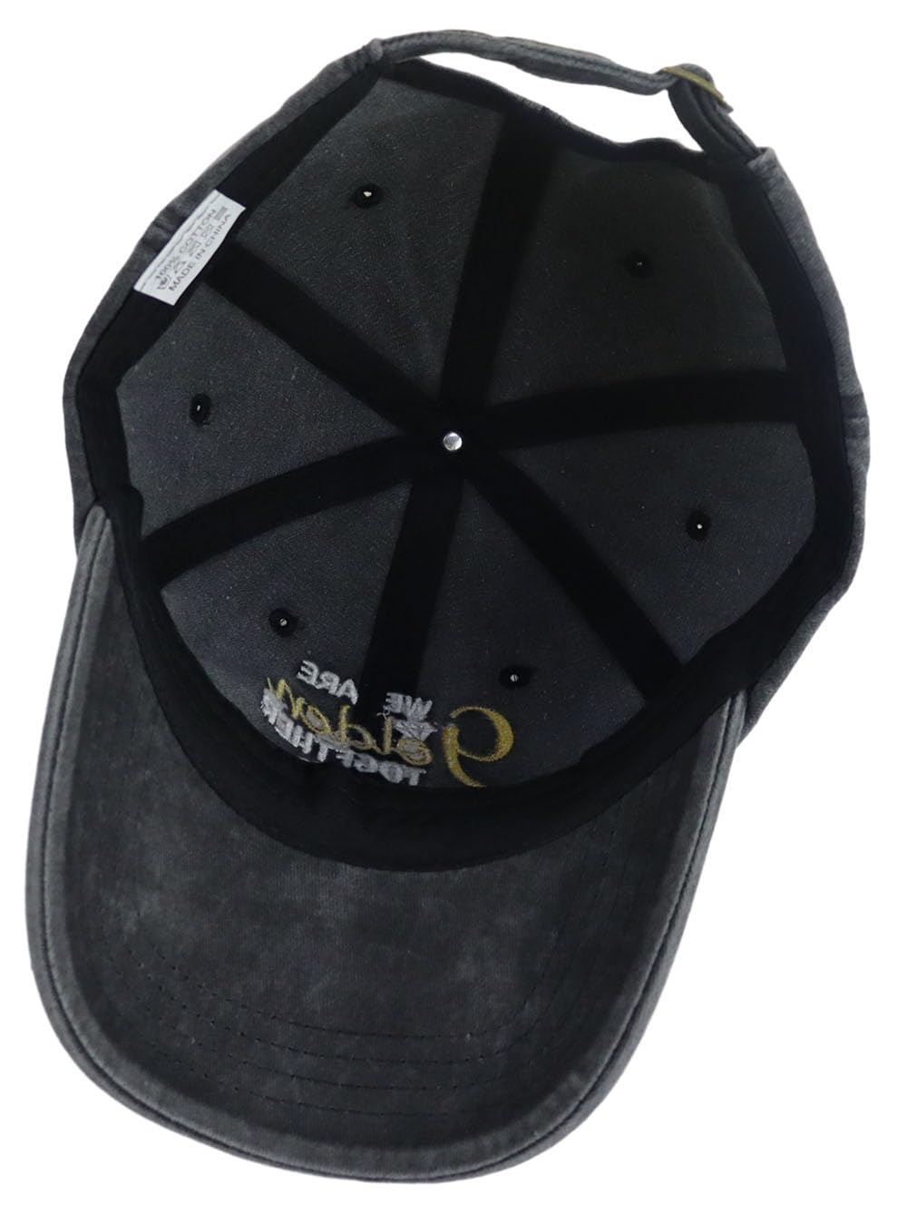 50th Wedding for Couple, Funny Adjustable Marriage 50 Years Baseball Cap for Men Women, 50th Wedding Decorations Hat, Golden 50th for Dad, Mom, Grandpa, Grandma