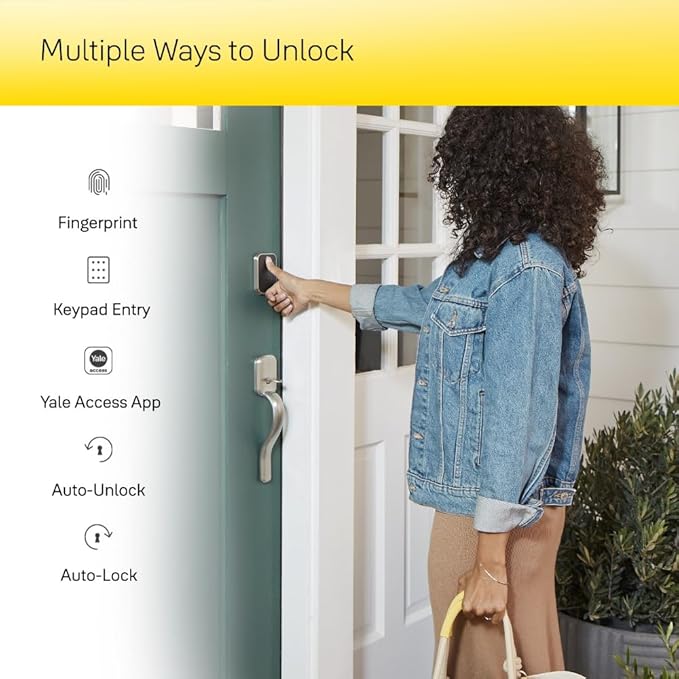 Yale Assure Lock 2 Touch Deadbolt, Oil Rubbed Bronze Smart Keyless Entry Door Lock with Wi-Fi Connected Touch Keypad and Fingerprint Scanner, YRD450-F-WF1-0BP