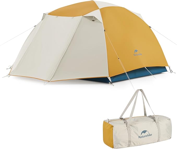 Naturehike Camping Tent, 2/3 Person Double Layer, Instant Easy Setup, Waterproof PU2000mm, 54 MPH Wind Resistance, UPF 50+, Outdoor Tent for Camping, Festivals, Backyard, Sleepovers