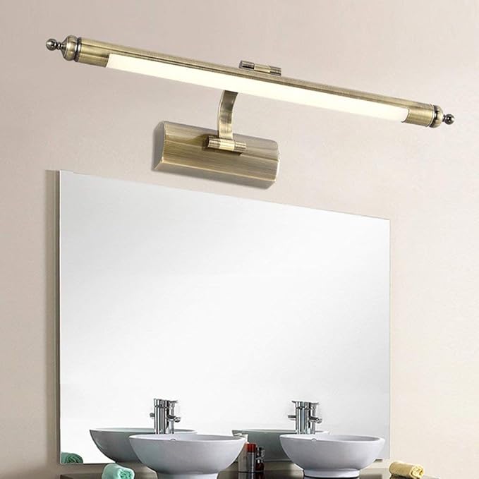 Mirror Light Waterproof LED Makeup Light Bathroom Bathroom Cabinet Lighting (Size : 56CM) (Color : 56cm)