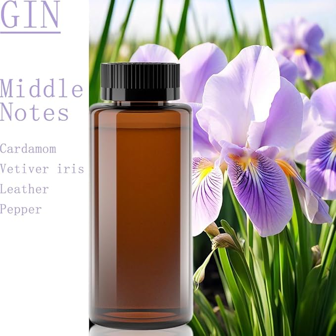 Fragrance Scent Diffuser Genuine Oil - DIFFMELY, Original Bottle for Waterless Diffuser, 7 Fl Oz 207ml, Less Than 0.55 Cost per Day, Fragrance Oil, Type Gin